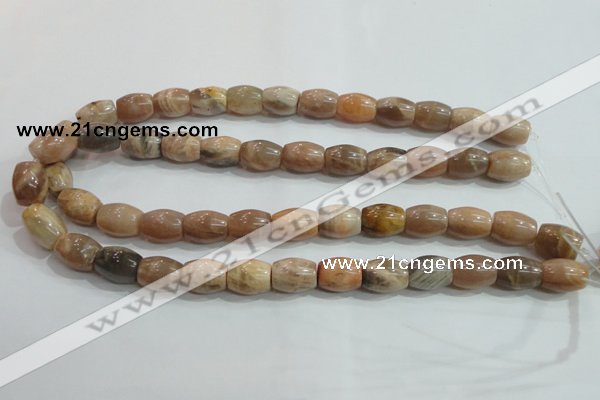 CSS251 15.5 inches 12*16mm drum natural sunstone beads