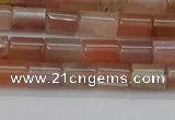 CSS266 15.5 inches 5*8mm tube sunstone beads wholesale