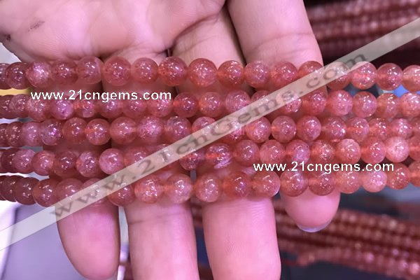 CSS308 15.5 inches 6mm round golden sunstone gemstone beads