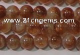 CSS552 15.5 inches 6mm round natural golden sunstone beads