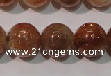 CSS555 15.5 inches 10mm round natural golden sunstone beads