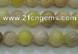 CSS602 15.5 inches 8mm round yellow sunstone gemstone beads