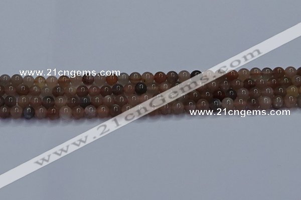 CSS631 15.5 inches 6mm round sunstone gemstone beads wholesale