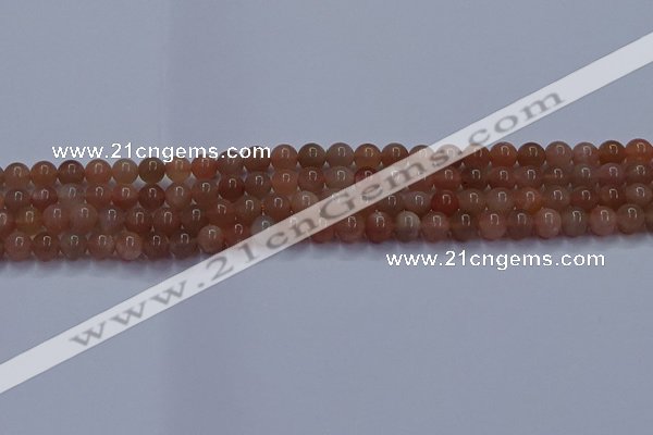 CSS661 15.5 inches 6mm round sunstone gemstone beads wholesale