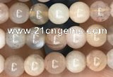 CSS690 15.5 inches 4mm round sunstone beads wholesale