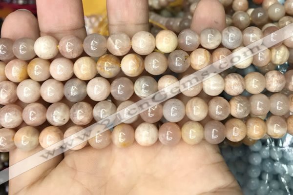 CSS692 15.5 inches 8mm round sunstone beads wholesale