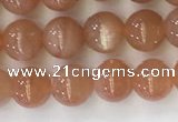 CSS704 15.5 inches 6mm round natural golden sunstone beads