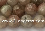 CSS722 15.5 inches 8mm round sunstone beads wholesale