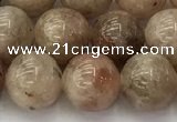 CSS723 15.5 inches 10mm round sunstone beads wholesale