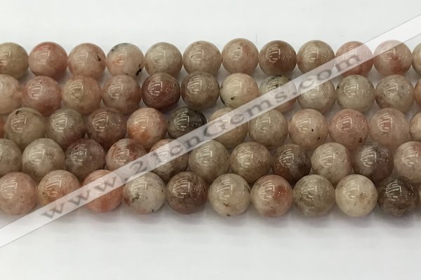 CSS724 15.5 inches 12mm round sunstone beads wholesale