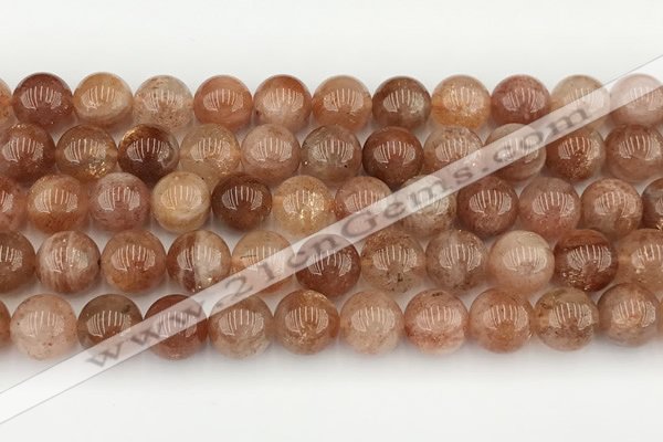 CSS755 15.5 inches 11mm round golden sunstone beads wholesale