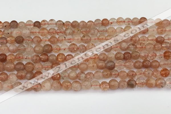 CSS760 15.5 inches 5mm round golden sunstone beads wholesale