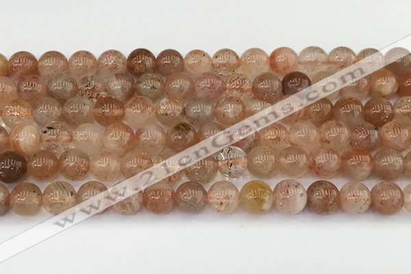 CSS762 15.5 inches 7mm round golden sunstone beads wholesale