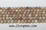 CSS781 15.5 inches 8mm round sunstone gemstone beads wholesale