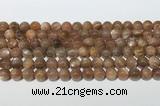 CSS785 15.5 inches 8mm round sunstone gemstone beads wholesale