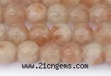 CSS790 15.5 inches 6mm round golden sunstone beads wholesale