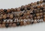 CST01 15.5 inches 4mm round staurolite gemstone beads wholesale