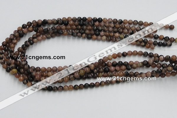 CST02 15.5 inches 6mm round staurolite gemstone beads wholesale