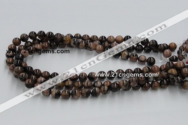 CST04 15.5 inches 10mm round staurolite gemstone beads wholesale