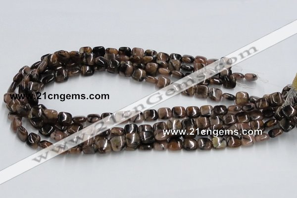 CST08 15.5 inches 10*10mm square staurolite gemstone beads wholesale