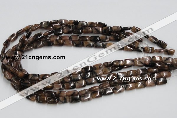 CST12 15.5 inches 8*12mm rectangle staurolite beads wholesale