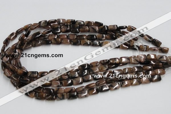 CST12 15.5 inches 8*12mm rectangle staurolite beads wholesale