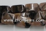 CST14 15.5 inches 12*16mm rectangle staurolite beads wholesale