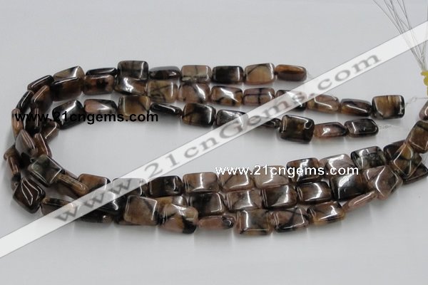 CST14 15.5 inches 12*16mm rectangle staurolite beads wholesale