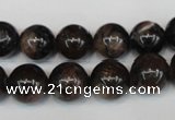 CST38 15.5 inches 12mm round staurolite gemstone beads wholesale