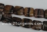 CST42 15.5 inches 12*12mm square staurolite gemstone beads wholesale