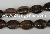 CST46 15.5 inches 10*14mm oval staurolite gemstone beads wholesale