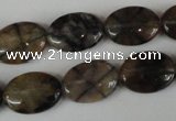 CST48 15.5 inches 13*18mm oval staurolite gemstone beads wholesale