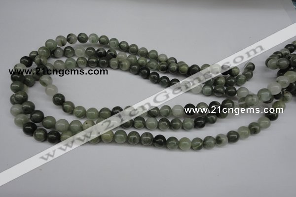 CSW03 15.5 inches 8mm round seaweed quartz beads wholesale