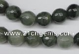 CSW14 15.5 inches 10mm faceted round seaweed quartz beads wholesale