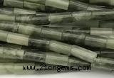 CTB1002 15 inches 2*4mm tube green hair beads