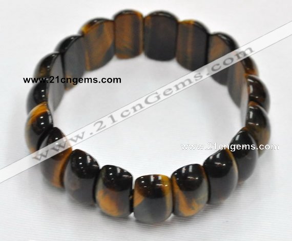 CTB18 8 inches 20*30mm  tiger eye stretch bracelet wholesale