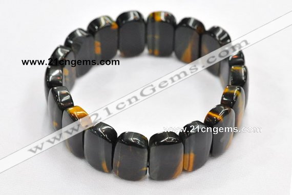 CTB19 7.5 inches 12*20mm tiger eye stretch bracelet wholesale