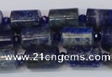 CTB200 15.5 inches 10*15mm tube lapis lazuli gemstone beads