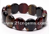 CTB25 7 inches 16*18mm tiger eye stretch bracelet wholesale