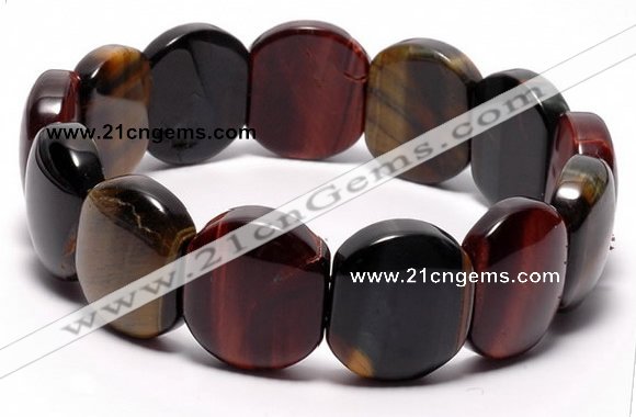 CTB25 7 inches 16*18mm tiger eye stretch bracelet wholesale