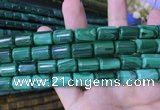 CTB260 15.5 inches 10*15mm tube natural malachite gemstone beads