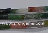 CTB314 15.5 inches 4*13mm tube Indian agate beads wholesale