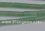 CTB326 15.5 inches 4*13mm tube green aventurine beads wholesale