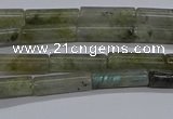 CTB353 15.5 inches 4*13mm tube labradorite beads wholesale