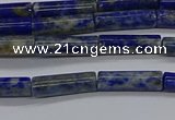 CTB356 15.5 inches 4*13mm tube lapis lazuli beads wholesale