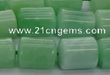 CTB520 15.5 inches 10*13mm triangle jade beads wholesale