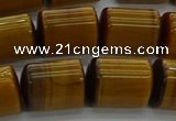 CTB540 15.5 inches 10*13mm triangle golden tiger eye beads wholesale