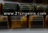 CTB541 15.5 inches 10*13mm triangle yellow tiger eye beads wholesale