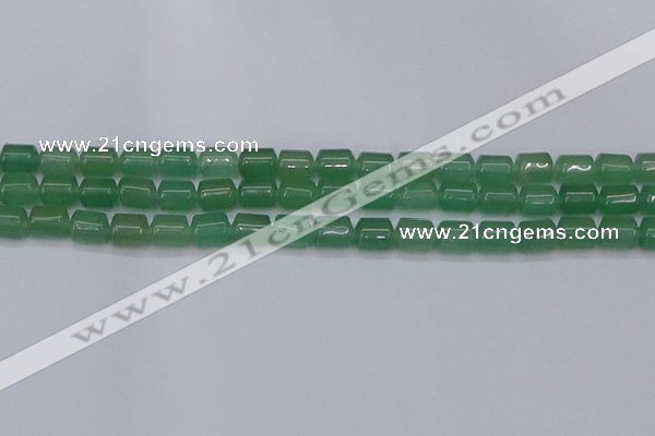 CTB706 15.5 inches 6*8mm tube green aventurine beads wholesale