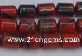 CTB708 15.5 inches 6*8mm tube red jasper beads wholesale